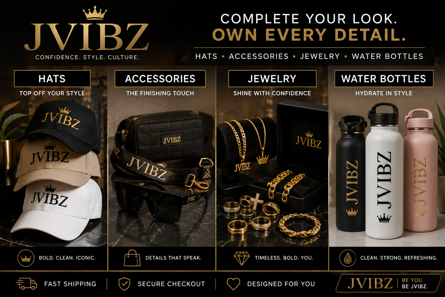 JVIBZ - Jewelry, Hats and Accessories